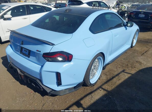 3MF23DM01S8F08582 2025 BMW M2 Light Blue უკანა მარჯვენა