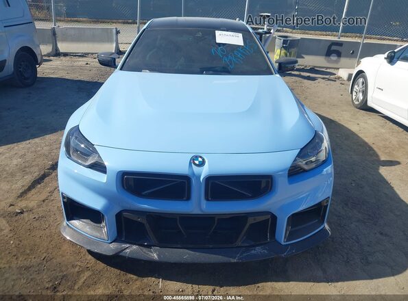 3MF23DM01S8F08582 2025 BMW M2 Light Blue ხელსაწყოთა პანელის ხედი