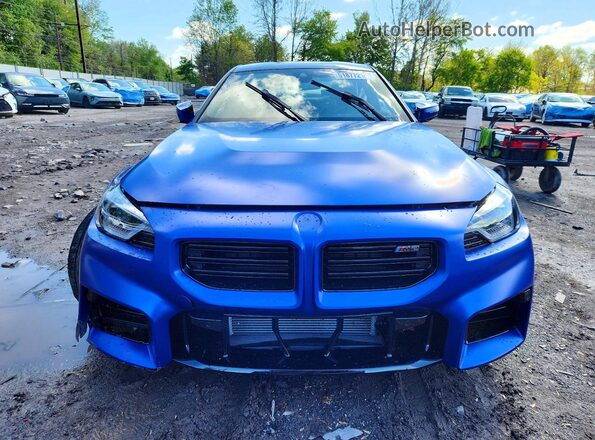 3MF23DM0XS8F81594 2025 BMW M2 Blue წინა ხედი