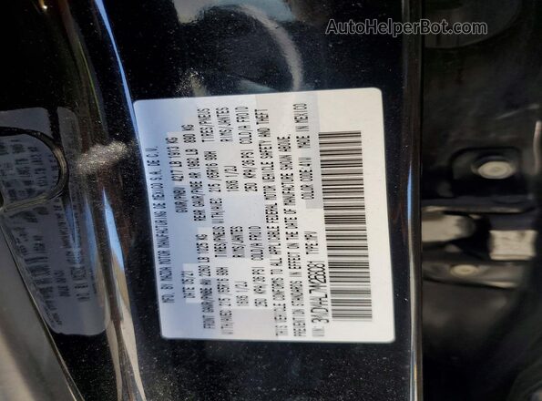 3MVDMAAL7MM268081 2021 MAZDA CX-30 Black Vista de la etiqueta del VIN