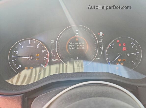 3MVDMABL0MM232571 2021 MAZDA CX-30 Blue Սարքավորումների վահանակի տեսք