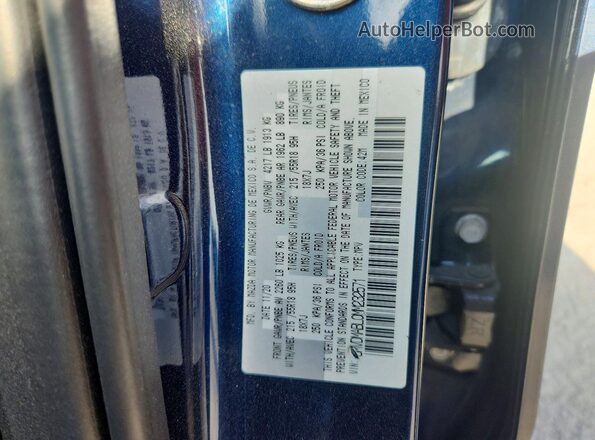 3MVDMABL0MM232571 2021 MAZDA CX-30 Blue VIN կոդի պիտակի տեսք
