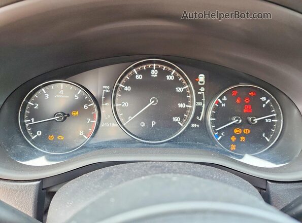 3MVDMABL3MM316027 2021 MAZDA CX-30 Black Instrument cluster view