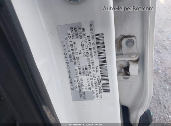 3MVDMABL8MM257136 2021 MAZDA CX-30 White Widok komory silnika
