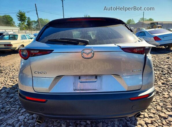 3MVDMABLXMM242072 2021 MAZDA CX-30 Silver Rear view