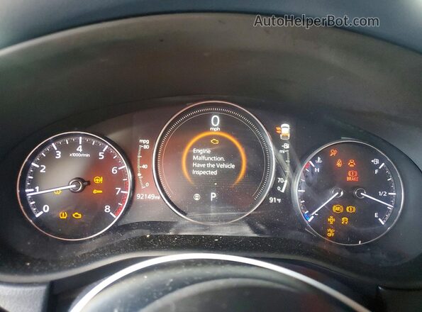 3MVDMACLXLM116582 2020 MAZDA CX-30 Black Вид щитка приладів