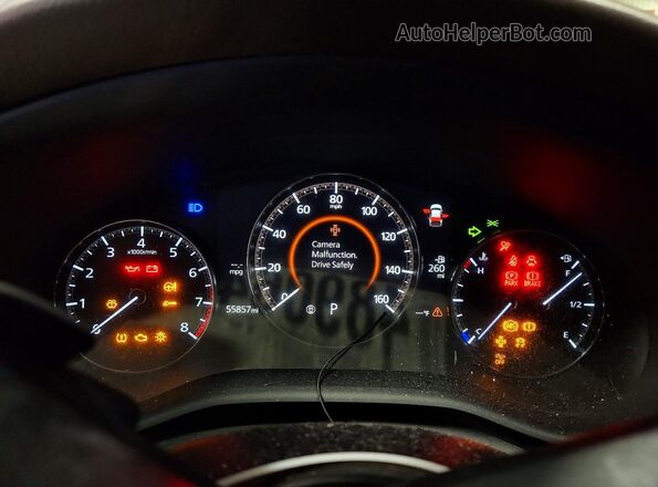 3MVDMADM5MM228862 2021 MAZDA CX-30 Red Widok zestawu wskaźników