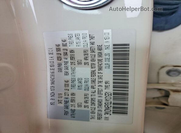 3MVDMAEM3LM101931 2020 MAZDA CX-30 White Vista de la etiqueta del VIN