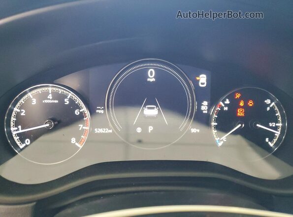3MVDMBAL2MM205010 2021 MAZDA CX-30 White Вид щитка приладів