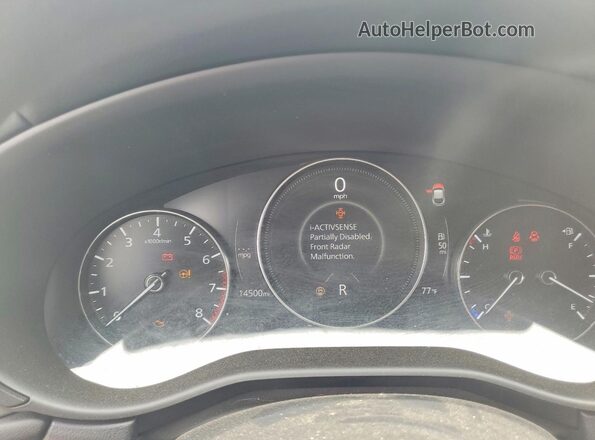 3MVDMBAM4SM824987 2025 MAZDA CX-30 White Widok zestawu wskaźników