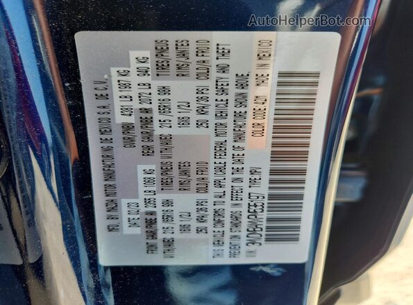 3MVDMBAMXPM535197 2023 MAZDA CX-30 Blue Widok wnętrza 360 stopni