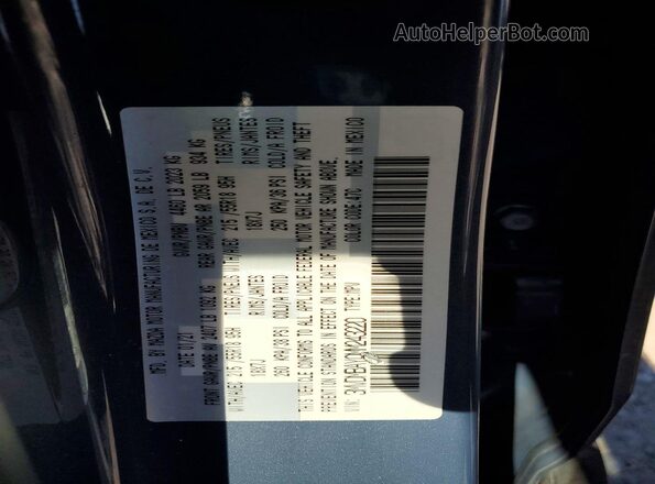 3MVDMBAY0MM243220 2021 MAZDA CX-30 Blue VIN კოდის სტიკერის ხედი