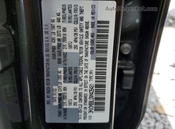 3MVDMBBL0NM405481 2022 MAZDA CX-30 Серый Панорамный вид салона 360°