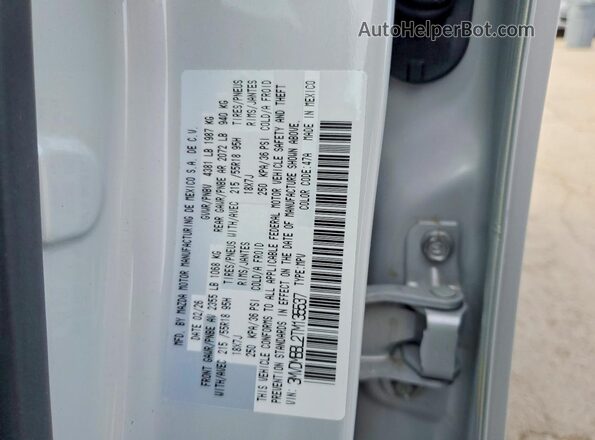 3MVDMBBL2TM135537 2026 MAZDA CX-30 Gray VIN sticker view