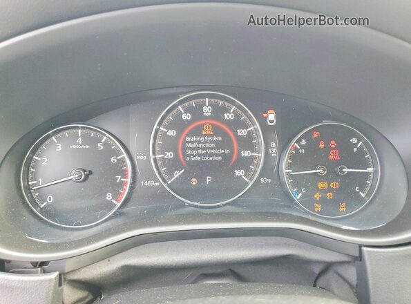 3MVDMBBL2TM135537 2026 MAZDA CX-30 Gray Instrument cluster view