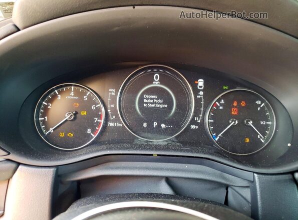 3MVDMBBL3MM246616 2021 MAZDA CX-30 Silver Instrument cluster view