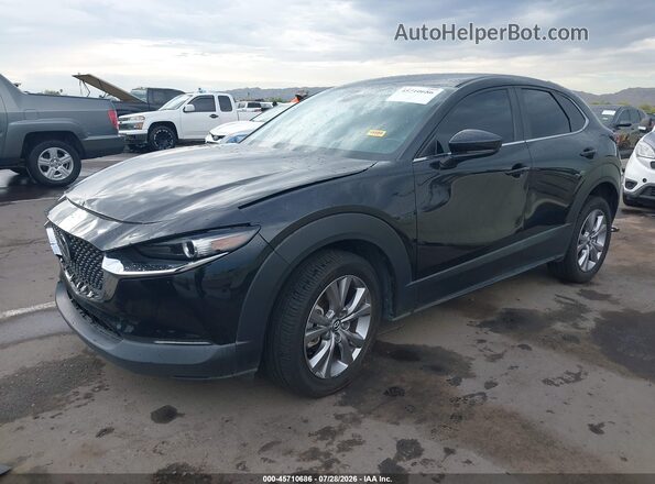 3MVDMBBL3MM264470 2021 MAZDA CX-30 Black წინა მარცხენა ხედი სამი მეოთხედიდან
