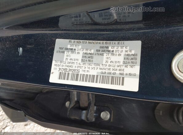 3MVDMBBL9MM266059 2021 MAZDA CX-30 Navy ძრავის განყოფილების ხედი