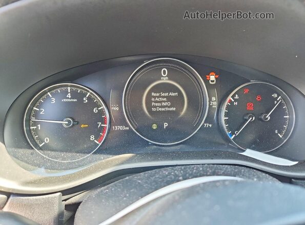 3MVDMBBM1SM757215 2025 MAZDA CX-30 Gray Սարքավորումների վահանակի տեսք
