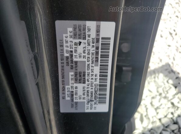 3MVDMBBM3RM603163 2024 MAZDA CX-30 Gray Vista de la etiqueta del VIN