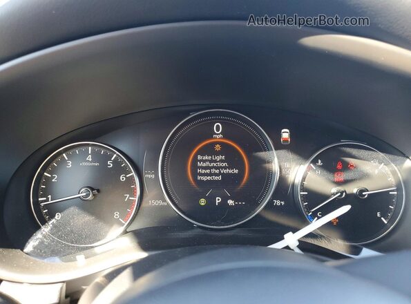 3MVDMBBM3SM860863 2025 MAZDA CX-30 Gray ხელსაწყოთა პანელის ხედი