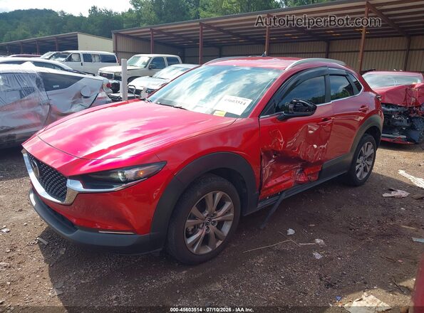 3MVDMBBM4PM565505 2023 MAZDA CX-30 Red წინა მარცხენა ხედი სამი მეოთხედიდან