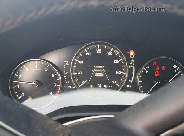 3MVDMBBM9RM701212 2024 MAZDA CX-30 Black Սարքավորումների վահանակի տեսք