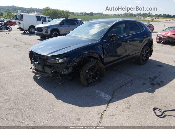 3MVDMBBM9SM755695 2025 MAZDA CX-30 Blue წინა მარცხენა ხედი სამი მეოთხედიდან