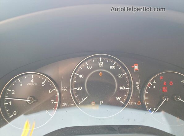 3MVDMBBMXRM656782 2024 MAZDA CX-30 Red Instrument cluster view