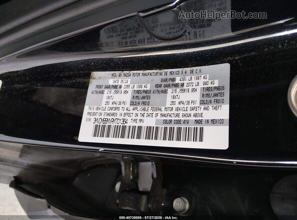 3MVDMBBMXRM701364 2024 MAZDA CX-30 Black Vista del compartimento del motor