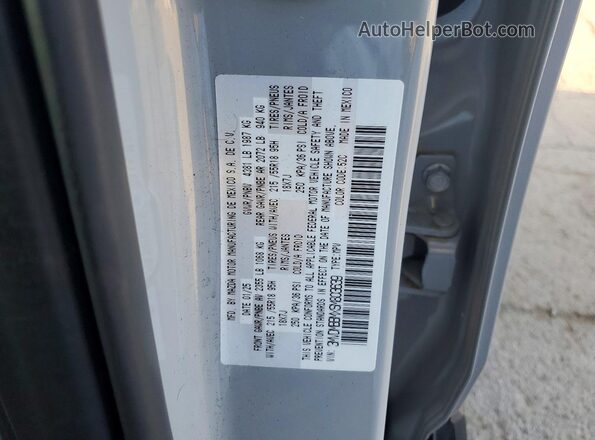 3MVDMBBMXSM803639 2025 MAZDA CX-30 Gray VIN կոդի պիտակի տեսք