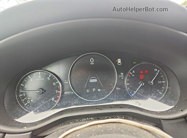 3MVDMBCL1MM240408 2021 MAZDA CX-30 Silver Instrument cluster view