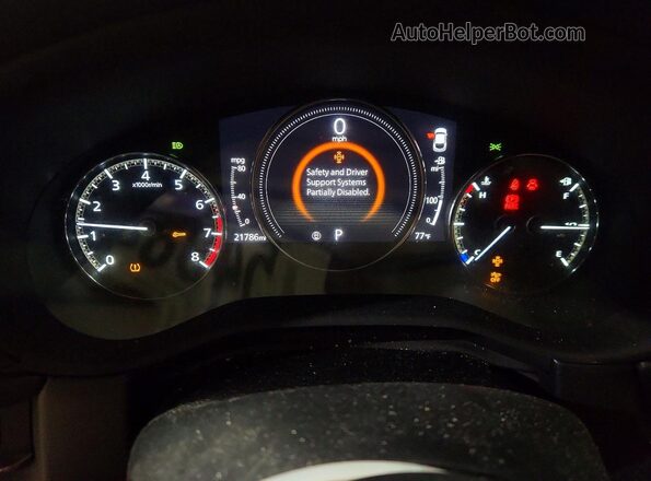 3MVDMBCL2NM412205 2022 MAZDA CX-30 Blue ხელსაწყოთა პანელის ხედი