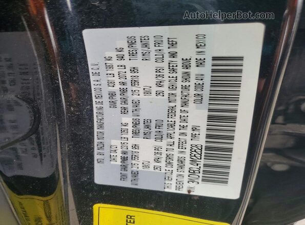 3MVDMBCL4MM262628 2021 MAZDA CX-30 Black VIN კოდის სტიკერის ხედი