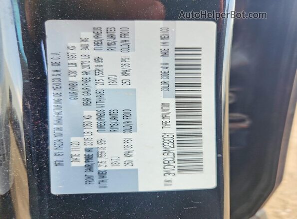 3MVDMBCL6MM232031 2021 MAZDA CX-30 Black Widok komory silnika