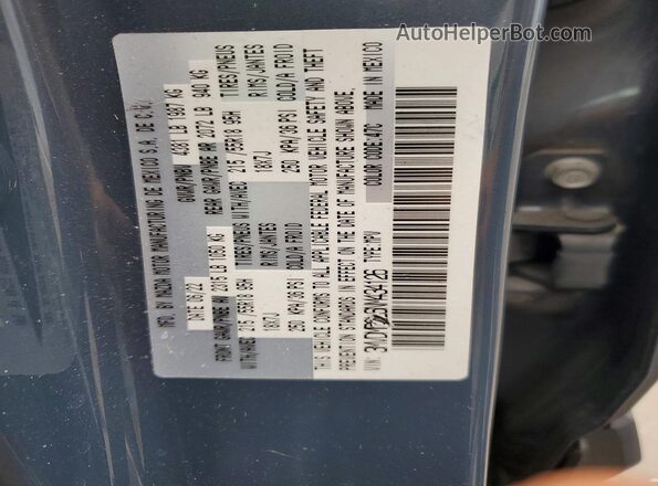 3MVDMBCL6NM434126 2022 MAZDA CX-30 Blue Engine compartment view