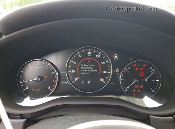 3MVDMBCL6NM434126 2022 MAZDA CX-30 Blue Instrument cluster view