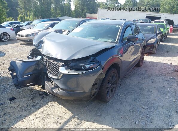 3MVDMBCL9NM440082 2022 MAZDA CX-30 Gray Առջևի ձախ երեք քառորդ տեսարան