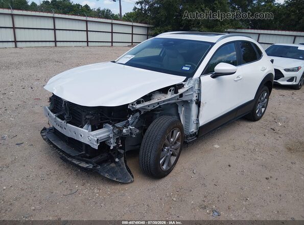3MVDMBCM0SM776272 2025 MAZDA CX-30 White წინა მარცხენა ხედი სამი მეოთხედიდან