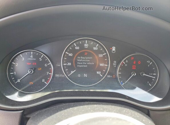3MVDMBCM3PM583735 2023 MAZDA CX-30 Silver Instrument cluster view