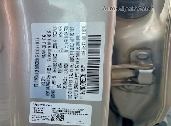 3MVDMBCM3PM583735 2023 MAZDA CX-30 Silver VIN sticker view