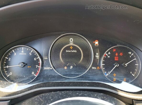 3MVDMBCM4RM661653 2024 MAZDA CX-30 Charcoal Widok zestawu wskaźników