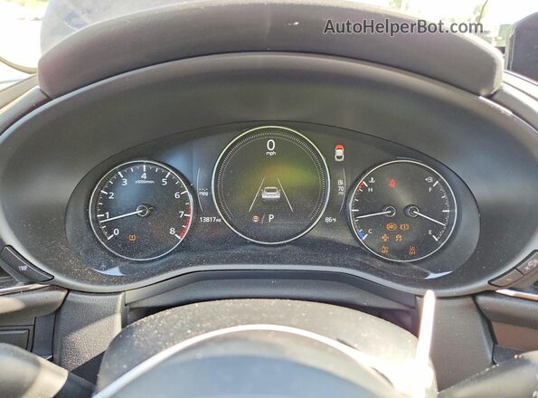 3MVDMBCM5RM682320 2024 MAZDA CX-30 Blue Instrument cluster view