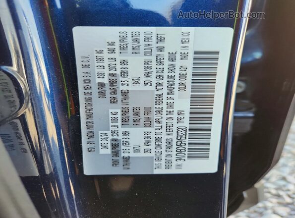3MVDMBCM5RM682320 2024 MAZDA CX-30 Blue VIN sticker view