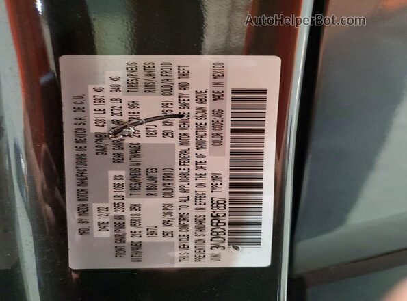 3MVDMBCM6PM518667 2023 MAZDA CX-30 Charcoal VIN sticker view