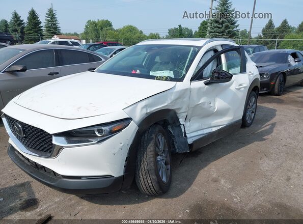 3MVDMBCM6SM827712 2025 MAZDA CX-30 White Առջևի ձախ երեք քառորդ տեսարան