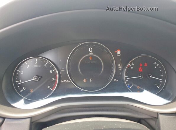 3MVDMBCM8RM672977 2024 MAZDA CX-30 Gray Вид щитка приладів