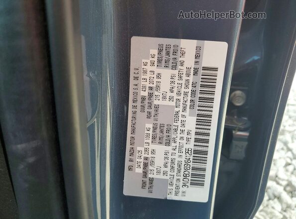 3MVDMBCM8SM841255 2025 MAZDA CX-30 Gray Շարժիչի բաժամունքի տեսք
