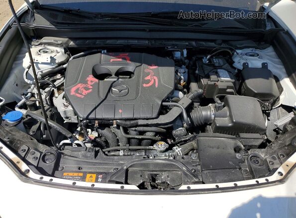3MVDMBCM8SM871694 2025 MAZDA CX-30 White Vista del compartimento del motor