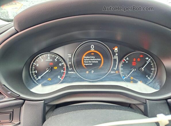 3MVDMBCMXSM781981 2025 MAZDA CX-30 Black Սարքավորումների վահանակի տեսք
